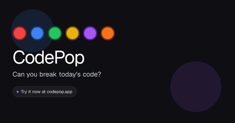 CodePop game preview