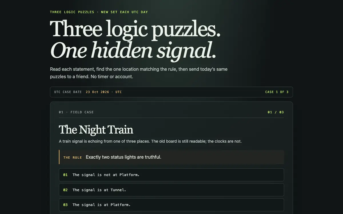 The Daily Signal game preview