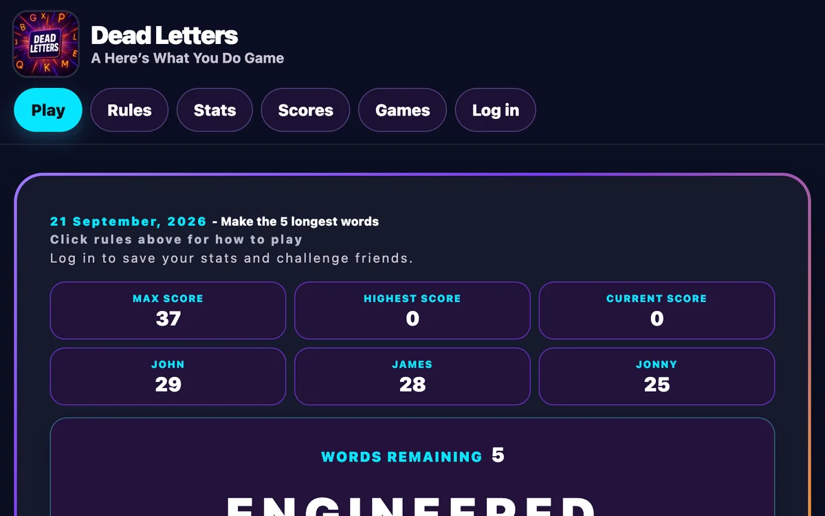 Dead Letters game preview