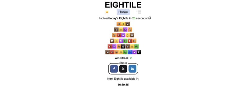 Eightile game preview