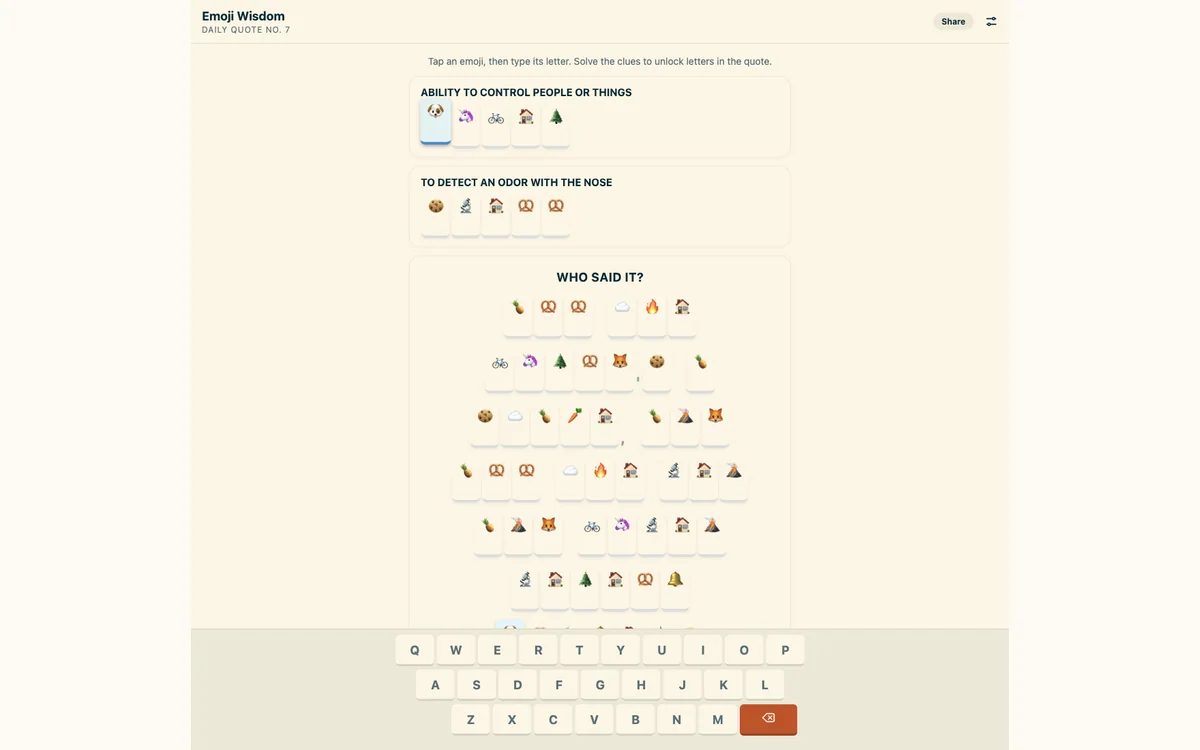 Emoji Wisdom game preview