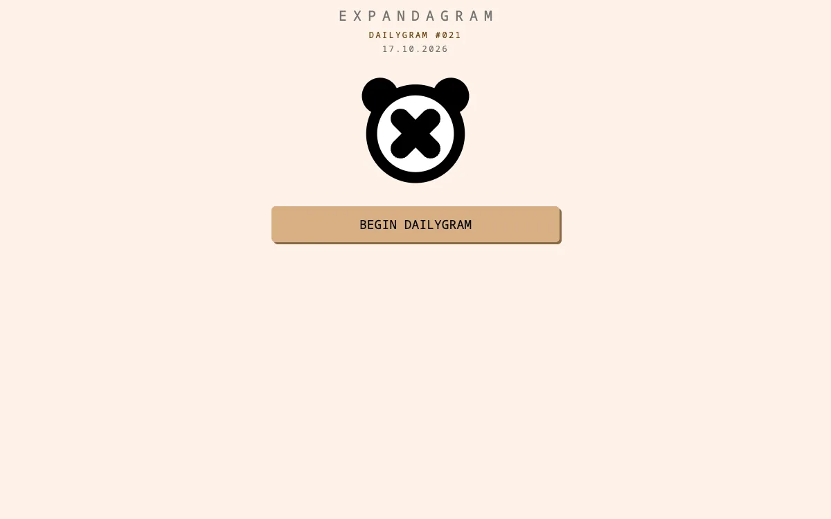 Expandagram game preview