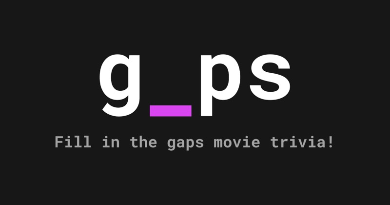 Gaps game preview