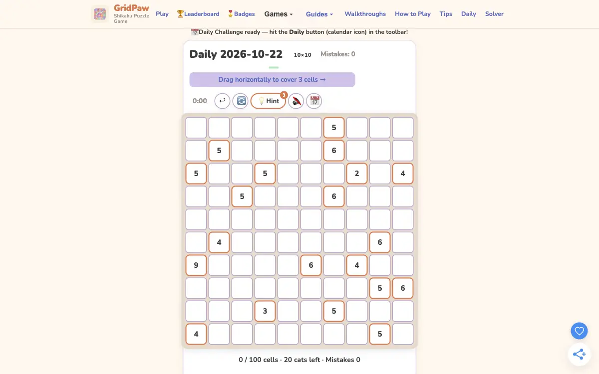 GridPaw game preview