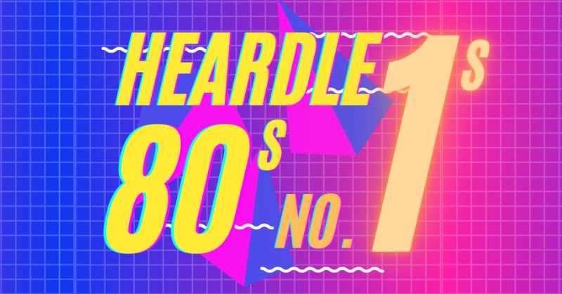 Heardle 1980's game preview