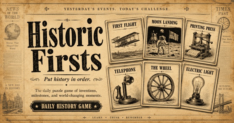 Historic Firsts game preview