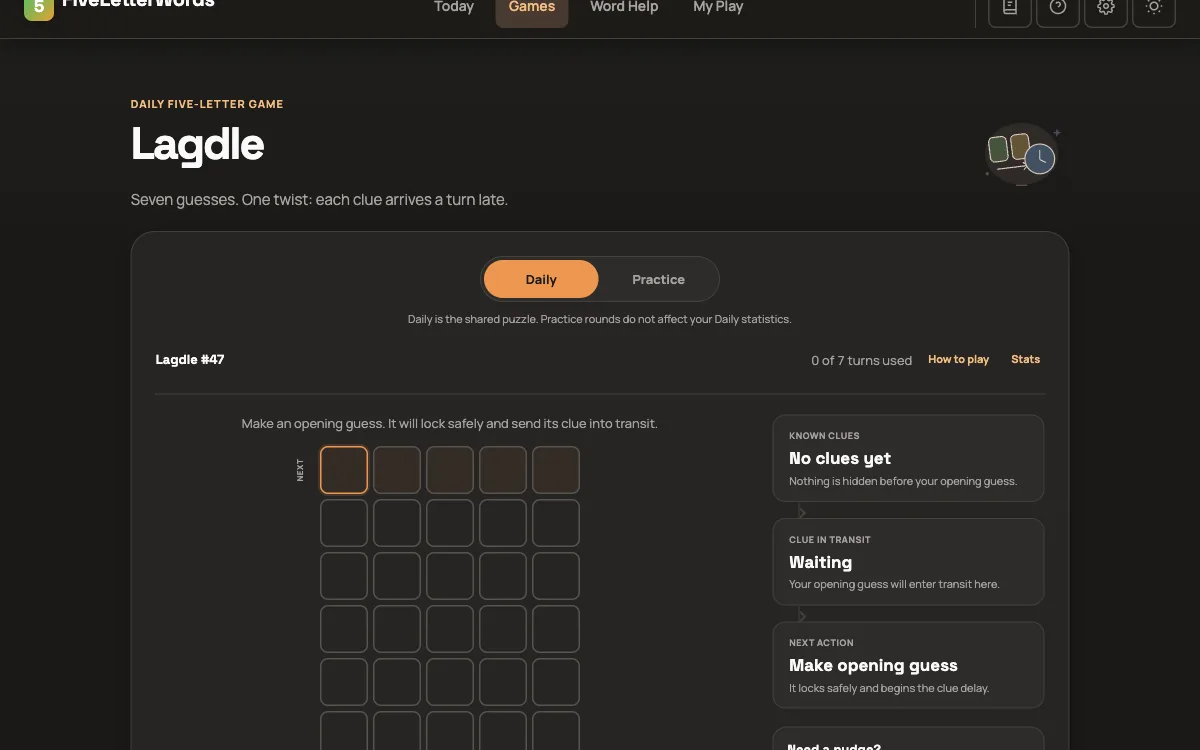 Lagdle game preview