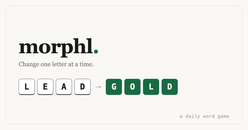 Morphl game preview