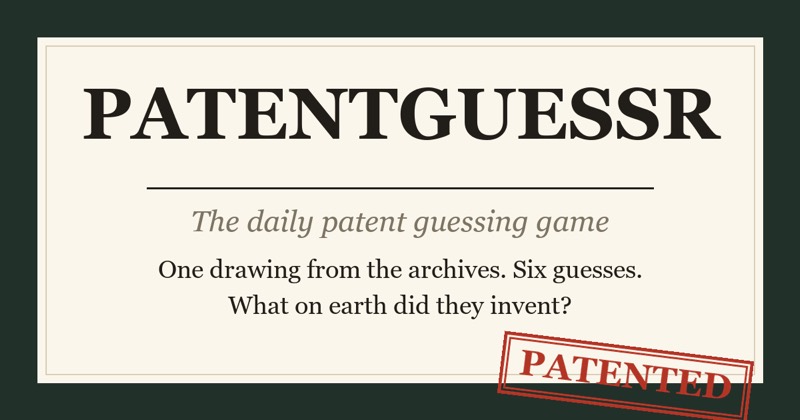 PatentGuessr game preview