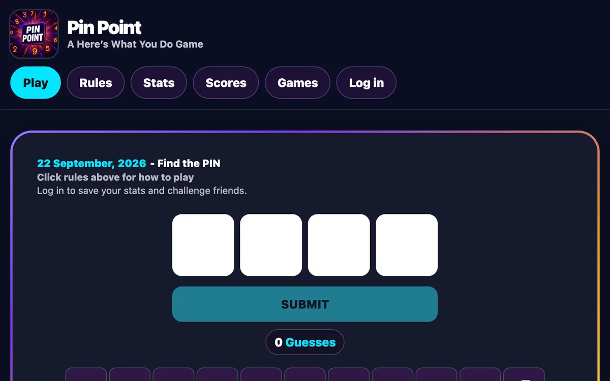 Pin Point game preview