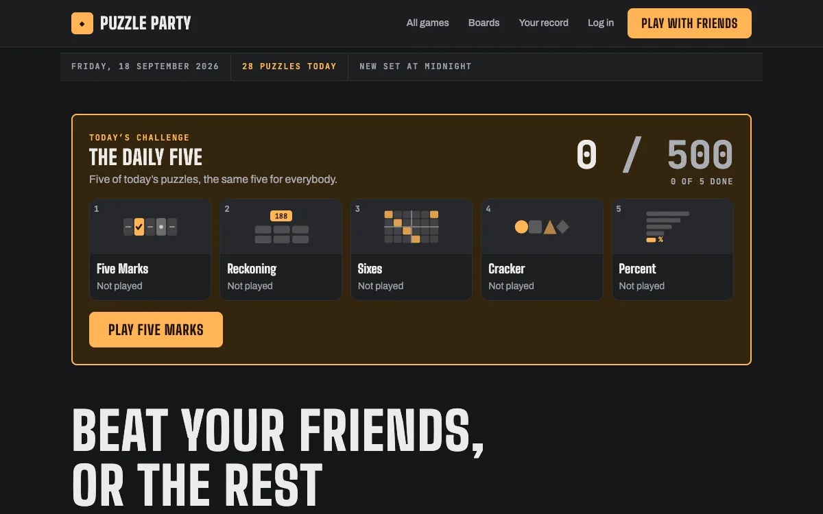 Puzzle Party game preview