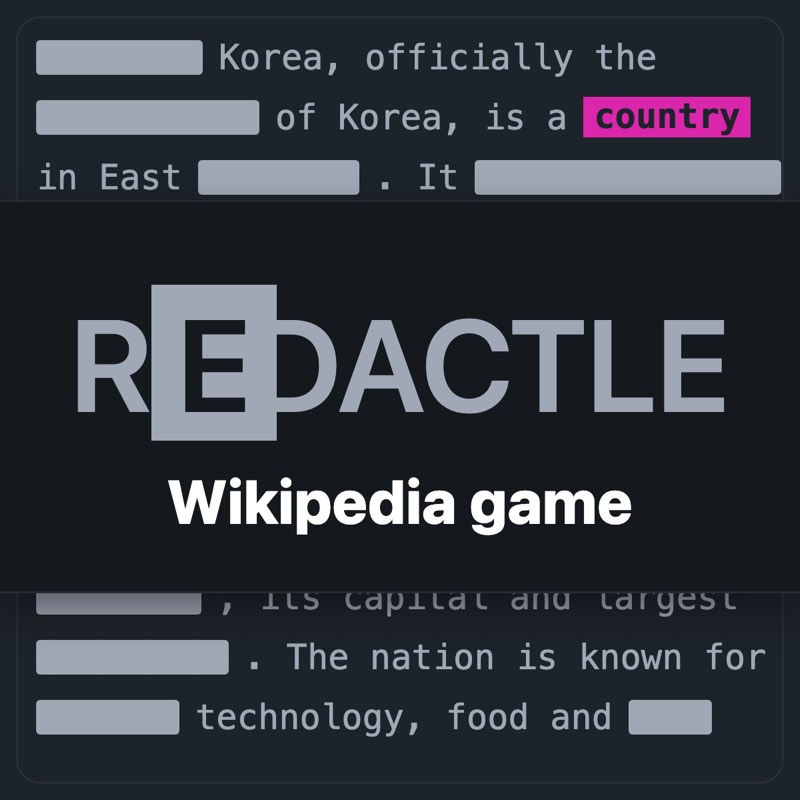 Redactle game preview