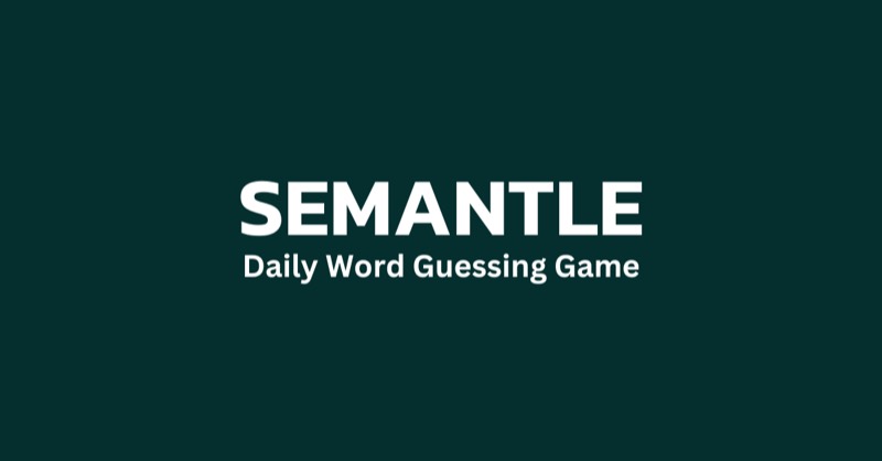 Semantle game preview