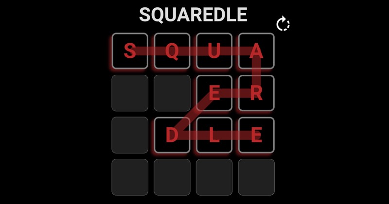 Squaredle game preview