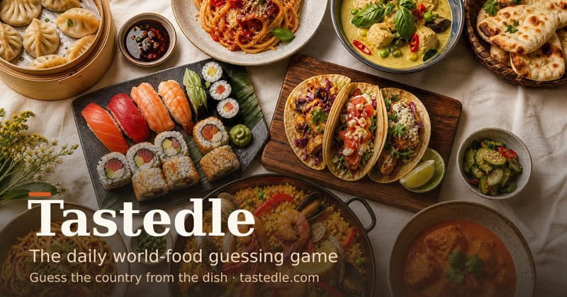 Tastedle game preview