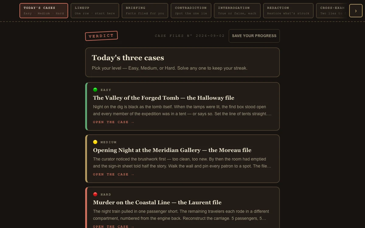 Verdict game preview